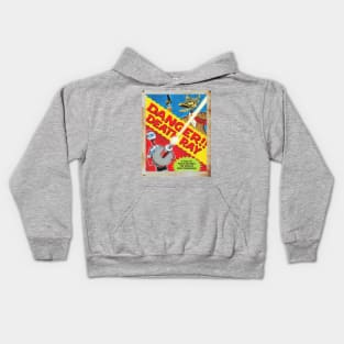 Mystery Science Rusty Barn Sign 3000 - Danger! Death Ray Kids Hoodie